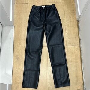 Aritzia Wilfred Melina Leather Pant